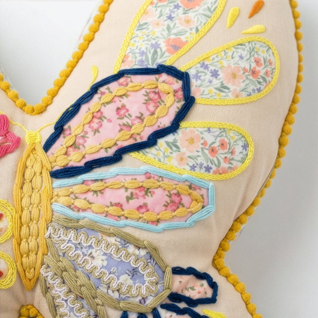 Butterfly Shaped Pillow | 16“x16"