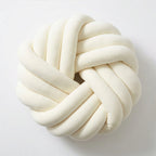 Camelia Round Knot Velvet Throw Pillow | 13"