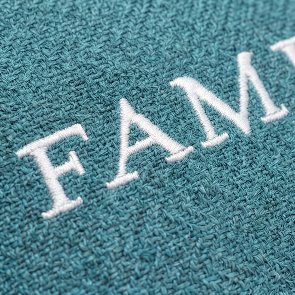 Family is Everything Throw Pillow Cover | Spa | 14" x 20"