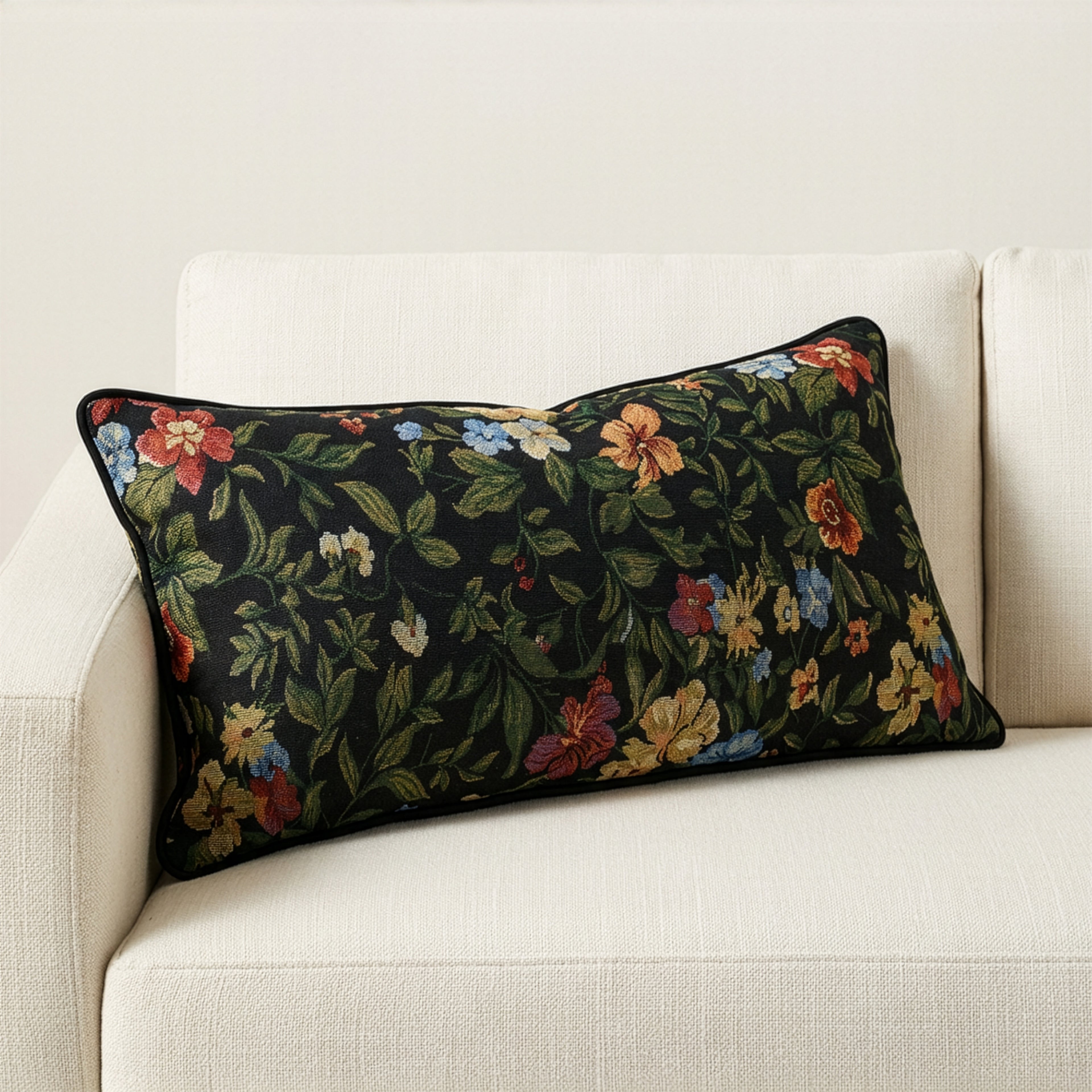 Tapestry Lumbar Pillow | 14"x26"