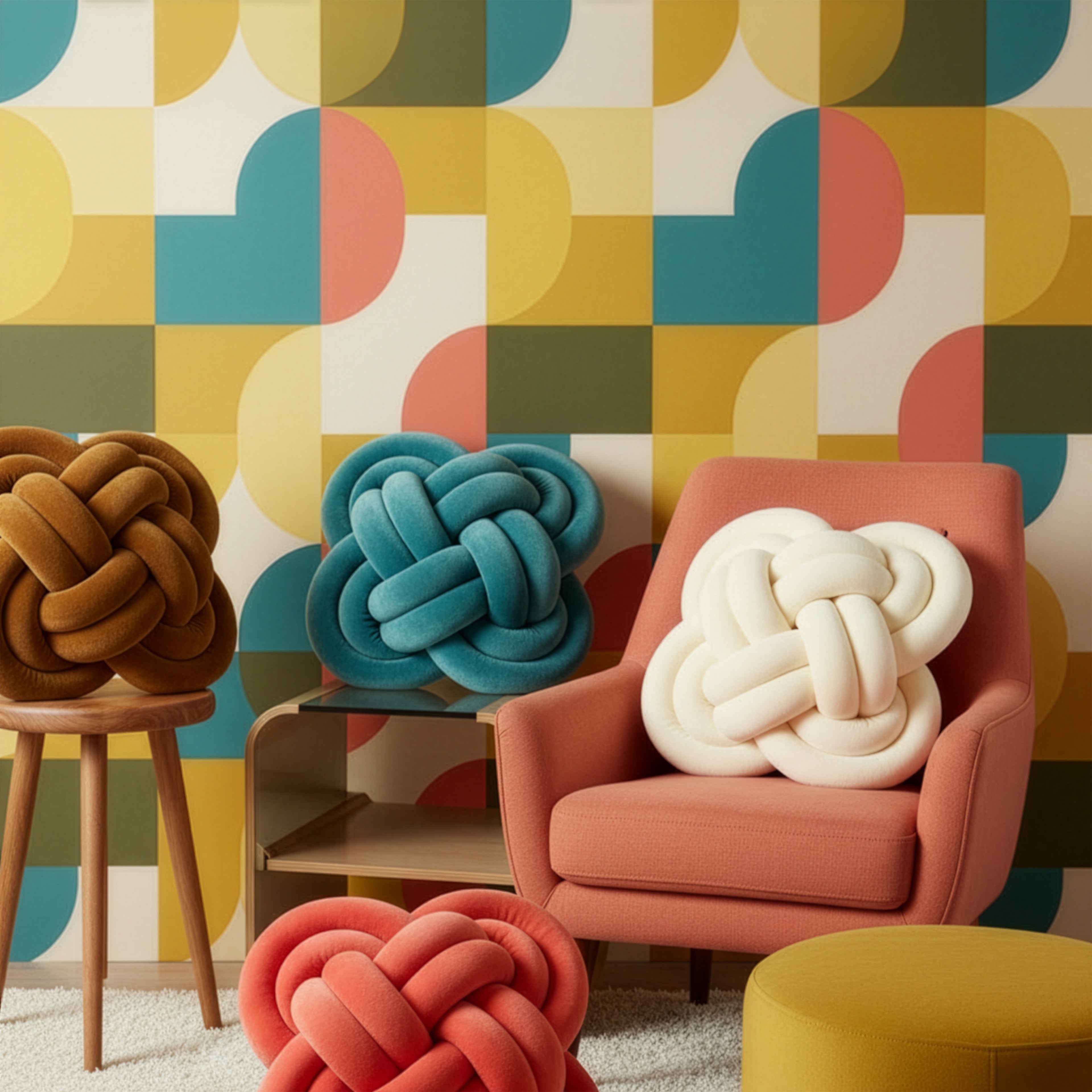 Flower Knot Pillow | 11"
