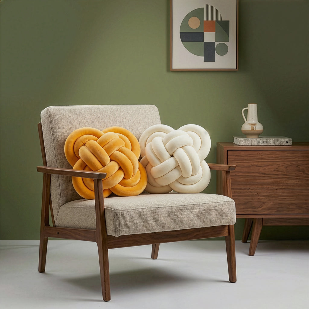 Flower Knot Pillow | 11"