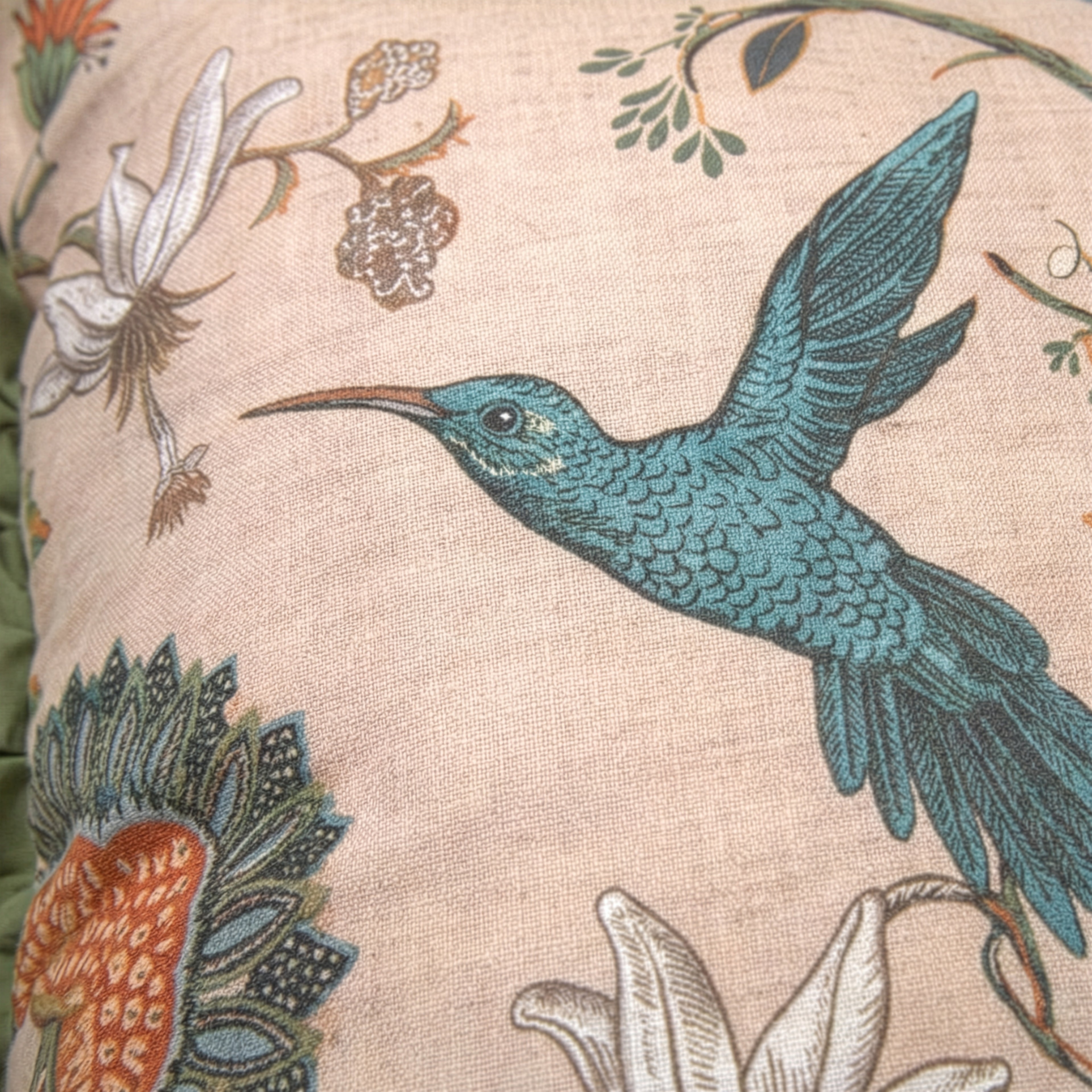 Humming Bird Printed Pillow | 20"x20"