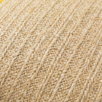 Outdoor Embroidered Lemon Blossom Raffia Pillow | 20"x20"