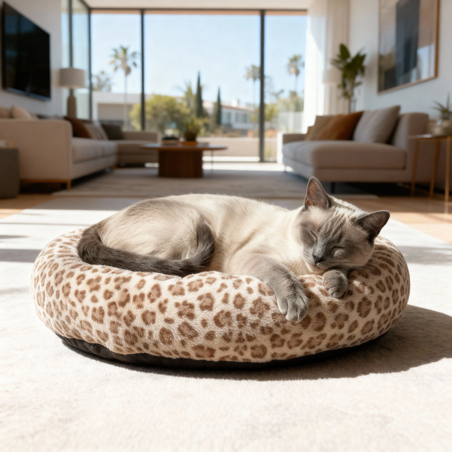 Candy Nest Ultra Soft Plush Donut Pet Bed