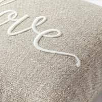 Love Embroidery Throw Pillow | 20"x20"