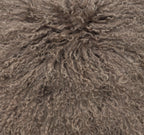 Mongolian Lamb Fur Throw Pillow | 16" x 16"