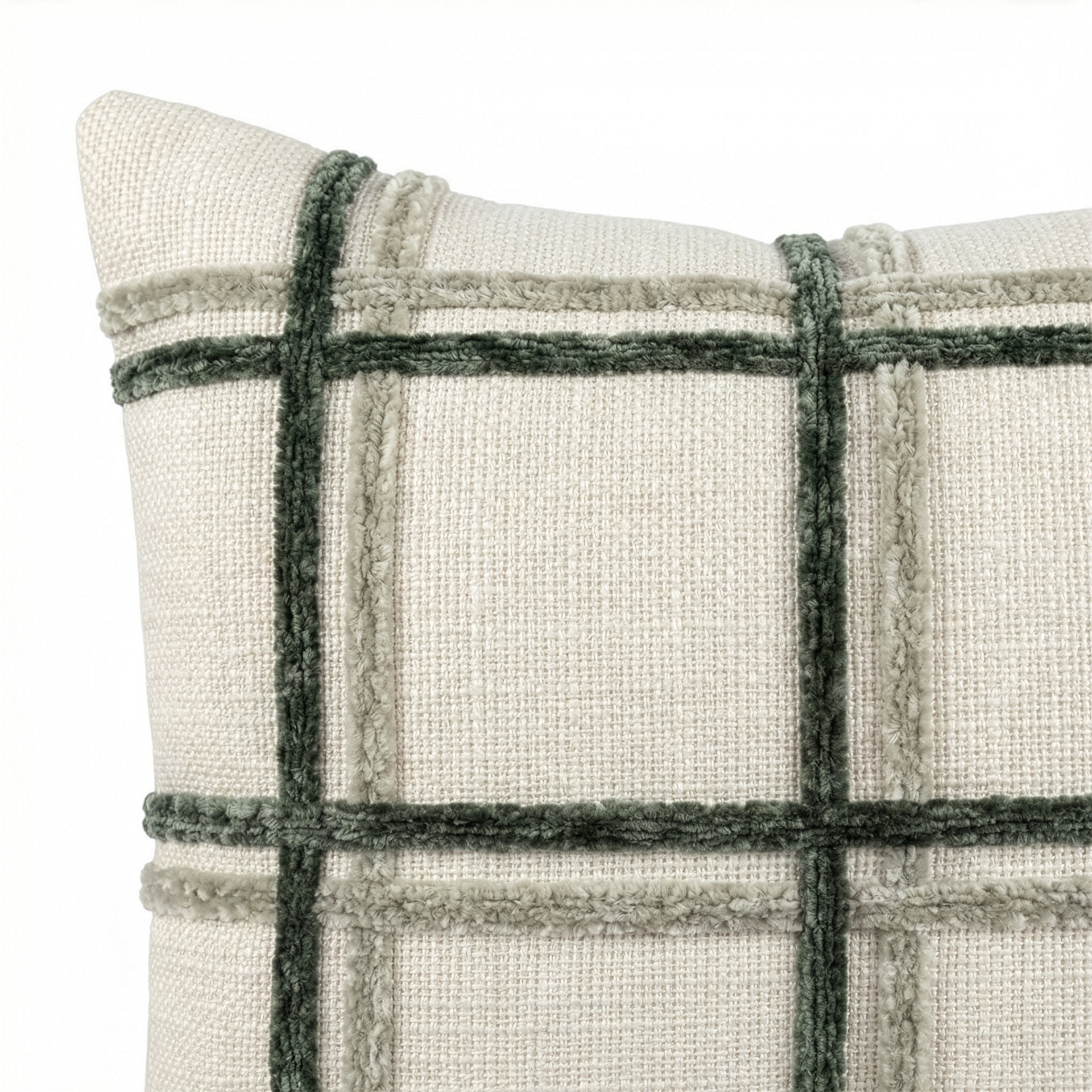 Window Panel Chenille Pillow | 20“x20"