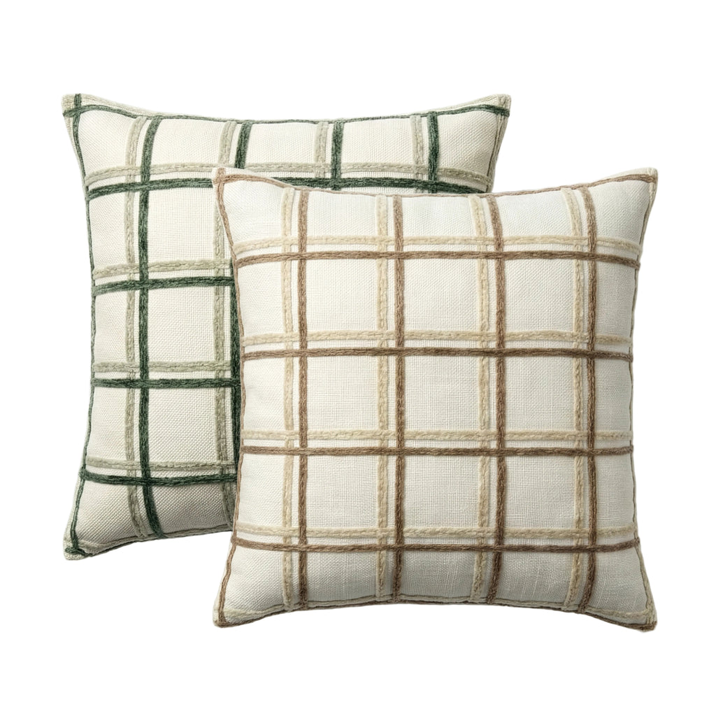 Window Panel Chenille Pillow | 20“x20"