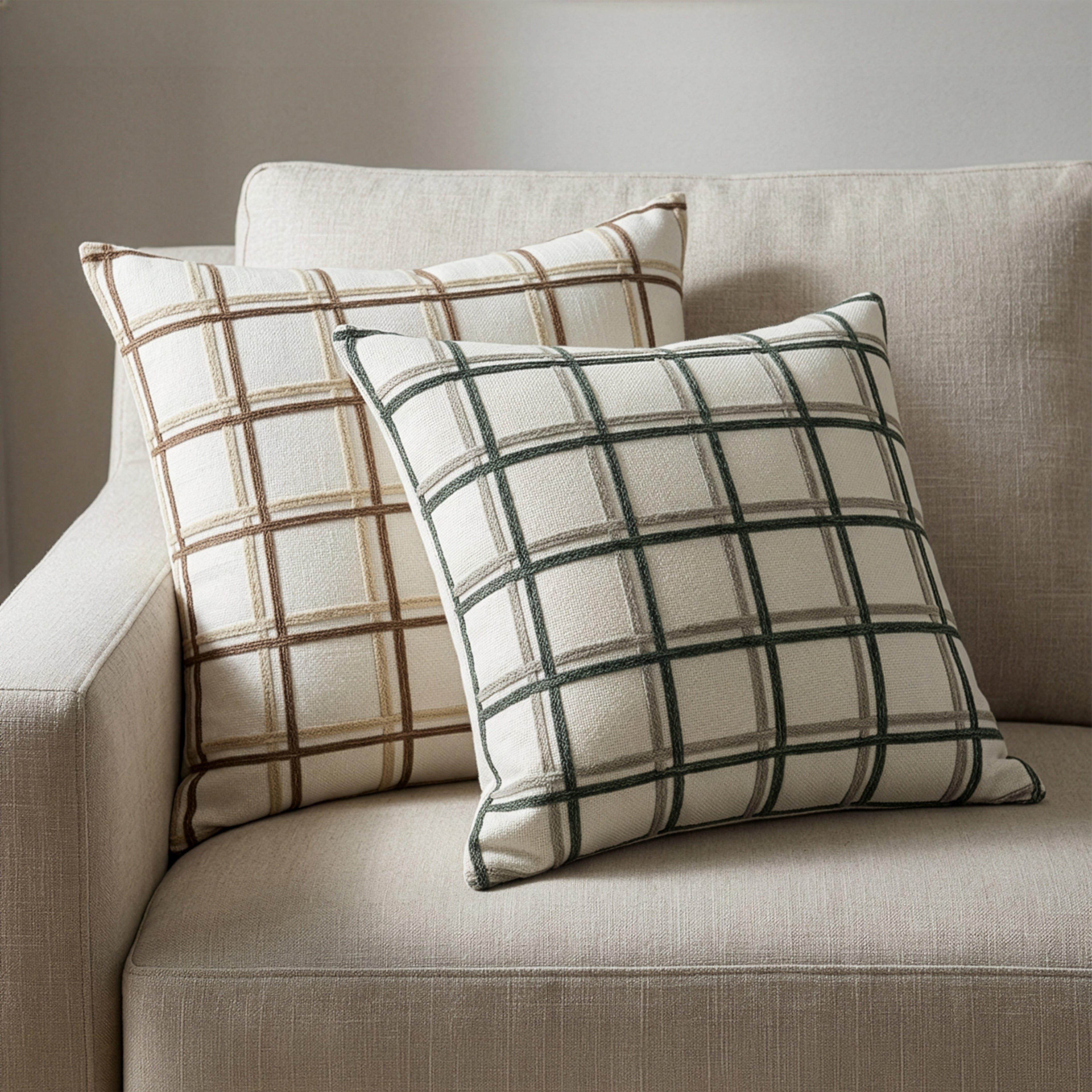 Window Panel Chenille Pillow | 20“x20"