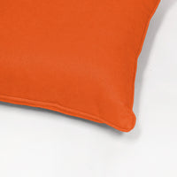 Set of 2 Marina Indoor/Outdoor Throw Pillows | Orange | 16"x16"