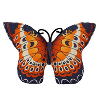 Indoor/Outdoor Butterfly Cushion | Orange | 17" x 12"
