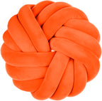 Camelia Round Knot Velvet Throw Pillow | 13"