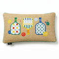 Outdoor Pickle Ball Raffia Pillow | 14"x24"