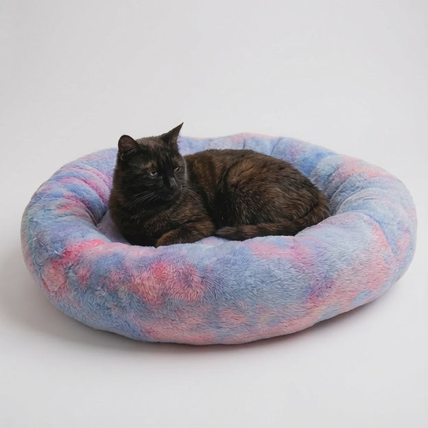 Candy Nest Ultra Soft Plush Donut Pet Bed