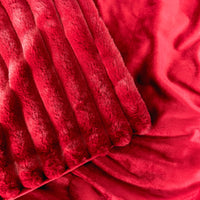 Ribbed Faux Fur Throw Blanket | 50"x70"