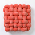 Sophia Square Knot Pillow | 12"x13"x4.5"
