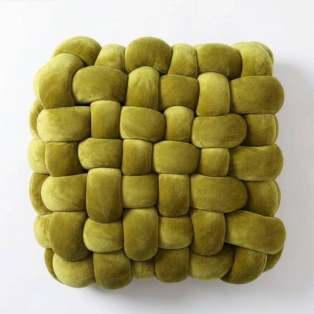 Sophia Square Knot Pillow | 12"x13"x4.5"