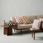 Sophia Two Toned Square Knot Pillow | 12"x13"x4.5"