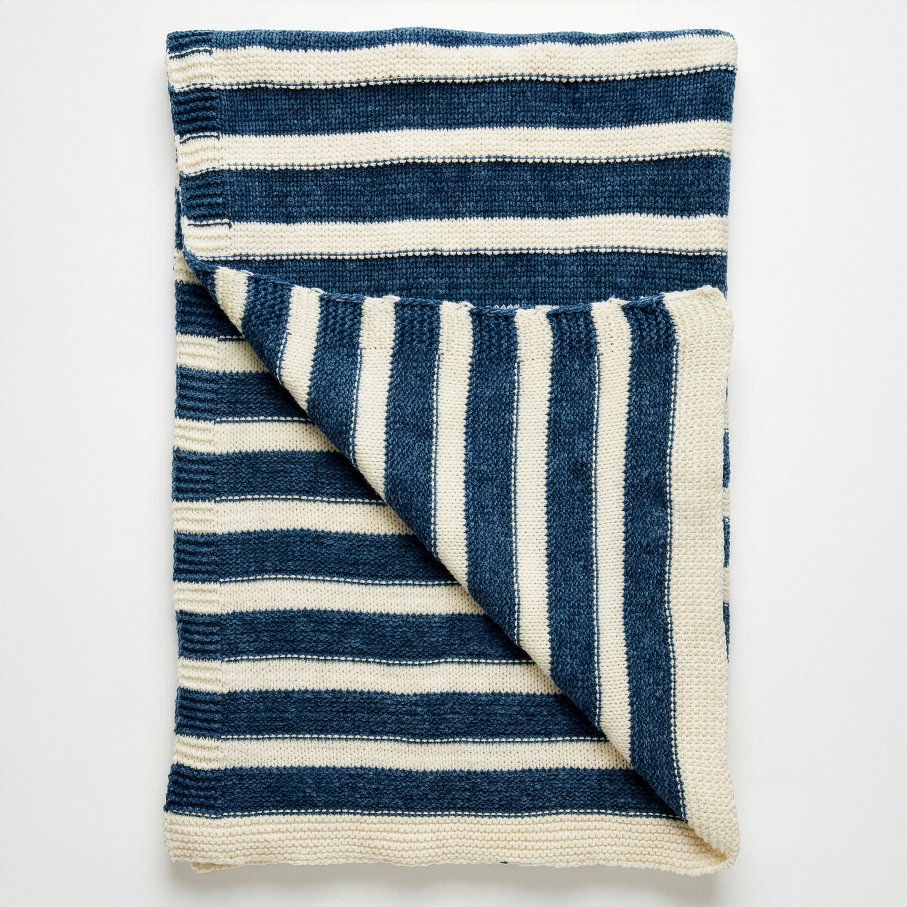 Striped Knit Throw Blanket | 50" x 70"