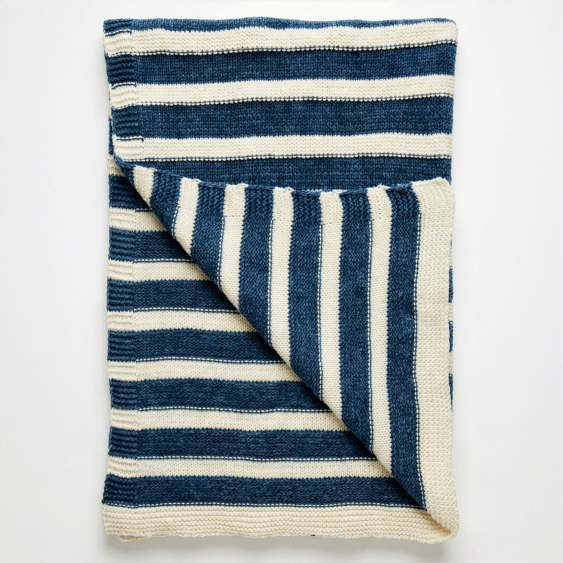 Striped Knit Throw Blanket | 50" x 70"