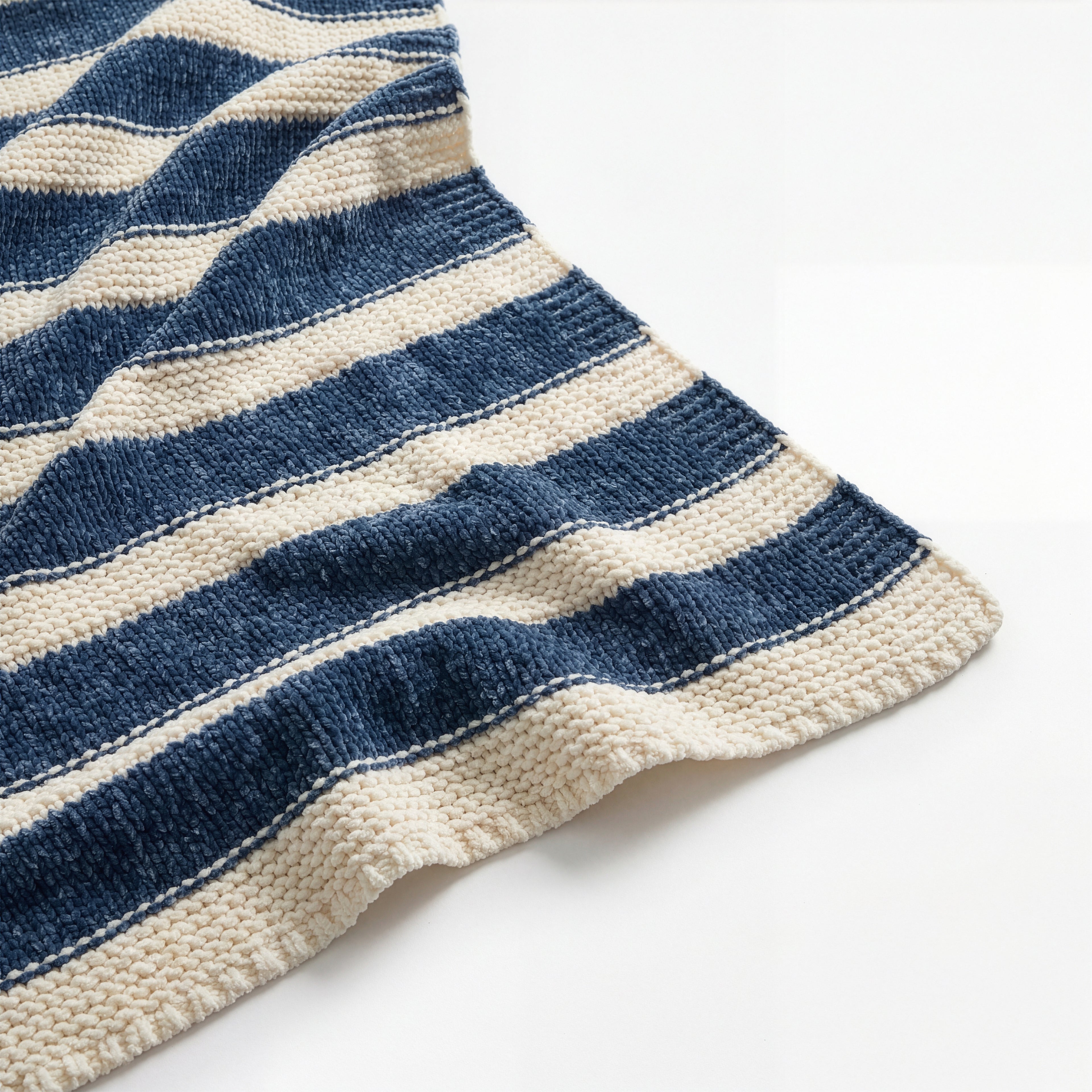 Striped Knit Throw Blanket | 50" x 70"