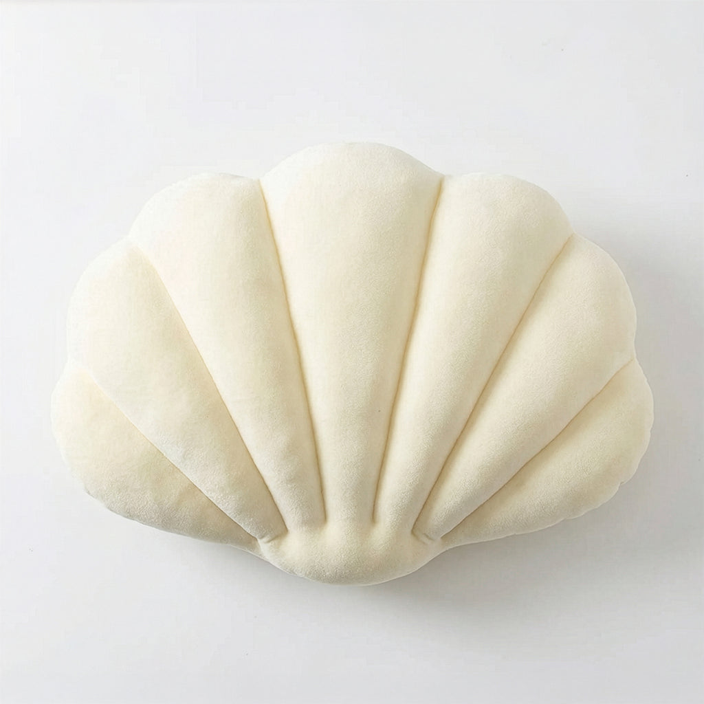 Shell Shaped Throw Pillow | 17" x 12"