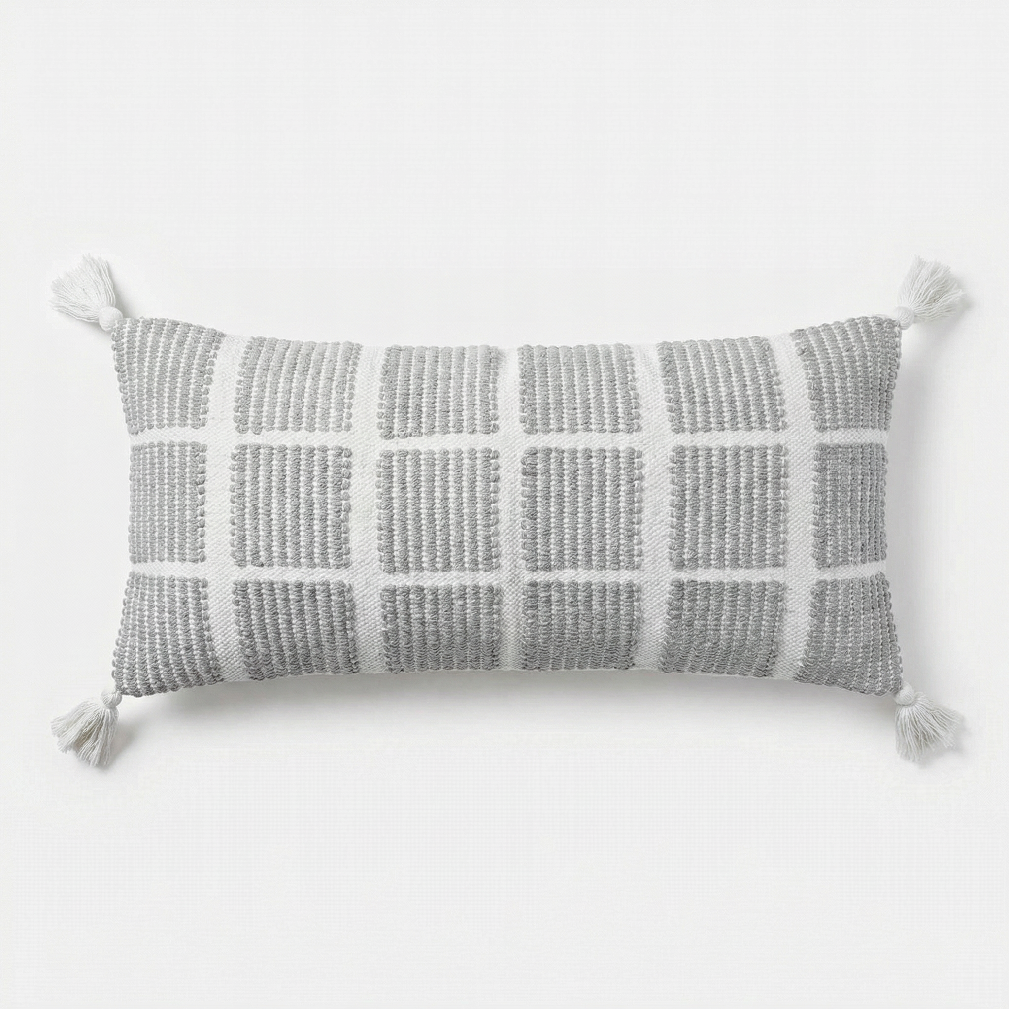 Zander Indian Handcrafted Throw Pillow Cover | 14" x 36"
