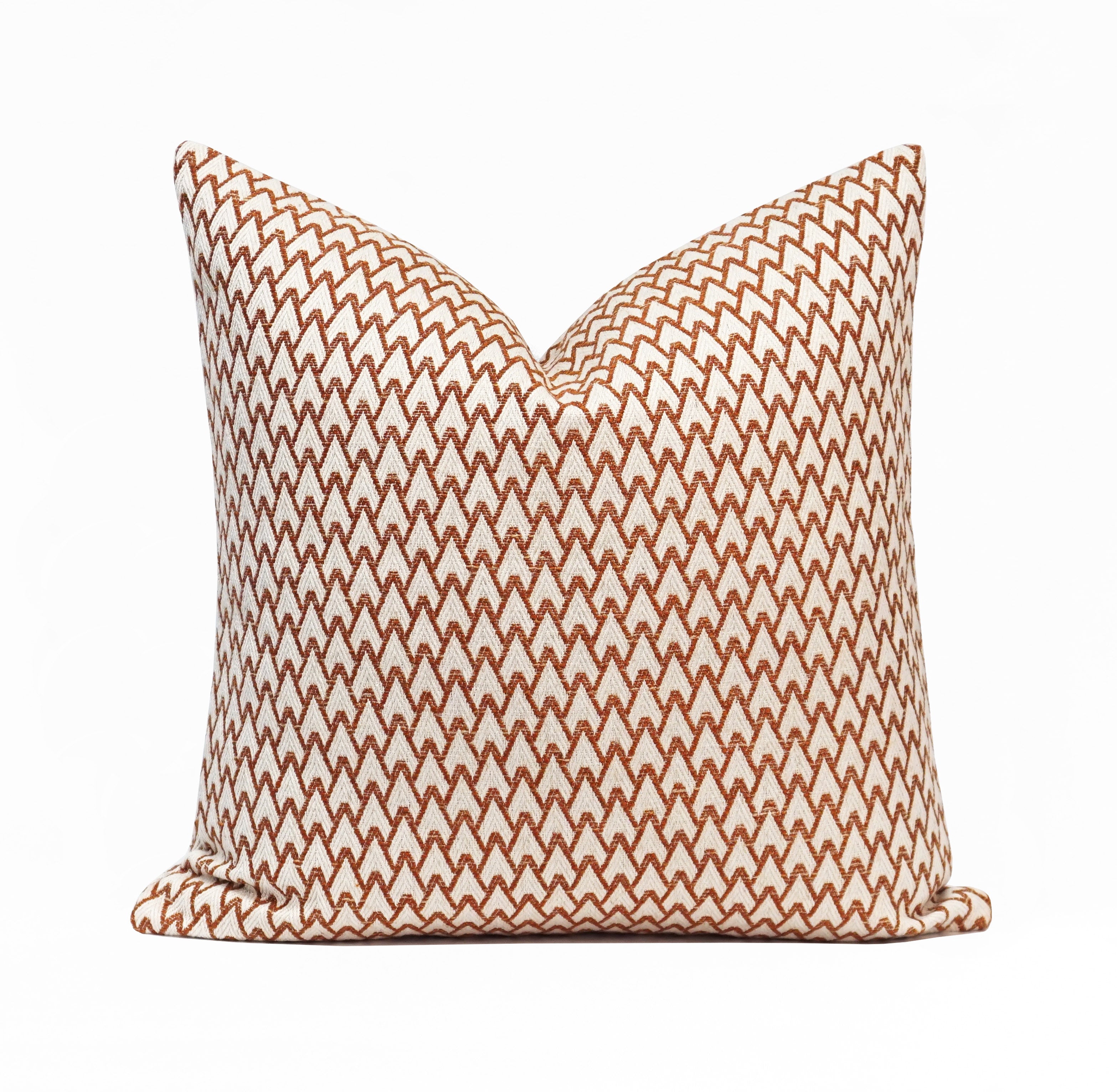 Carmel Jacquard Throw Pillow Cover | 18" x 18"