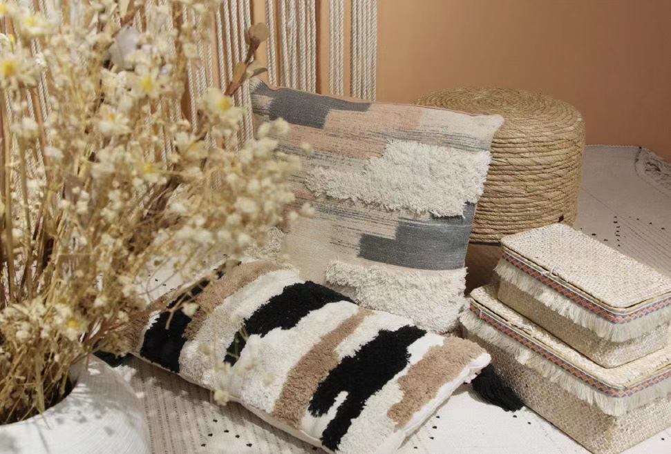 Zella Bohemian Throw Pillow | Multi | 12" x 20"