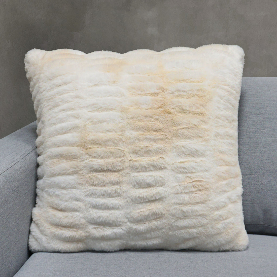Sheepskin Throw Pillow, 20 x 20 Ivory