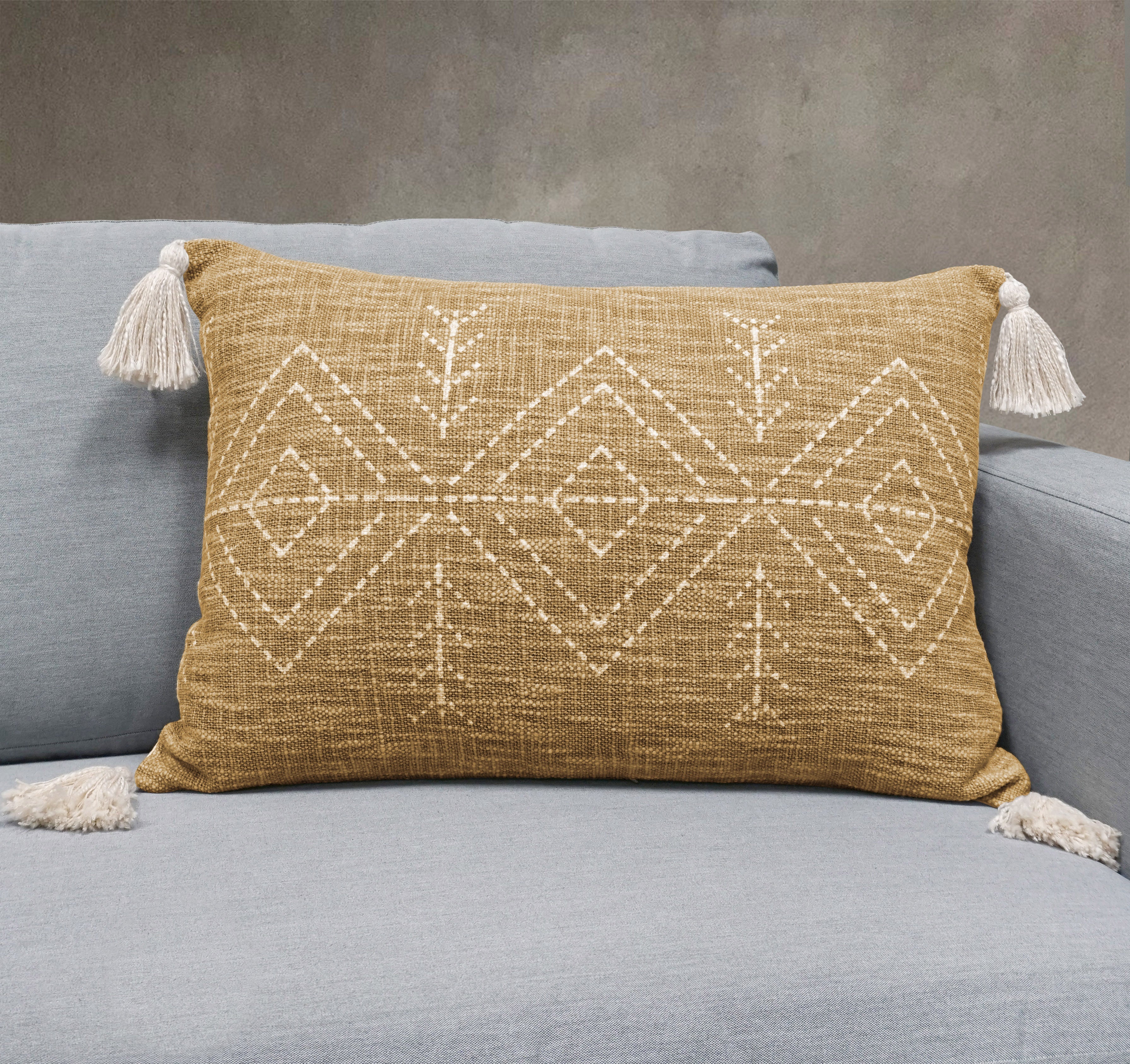 Frida Indian Throw Pillow Cover | 16"x 24"