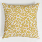 Flora Flower Print Throw Pillow Cover | 20" x 20"