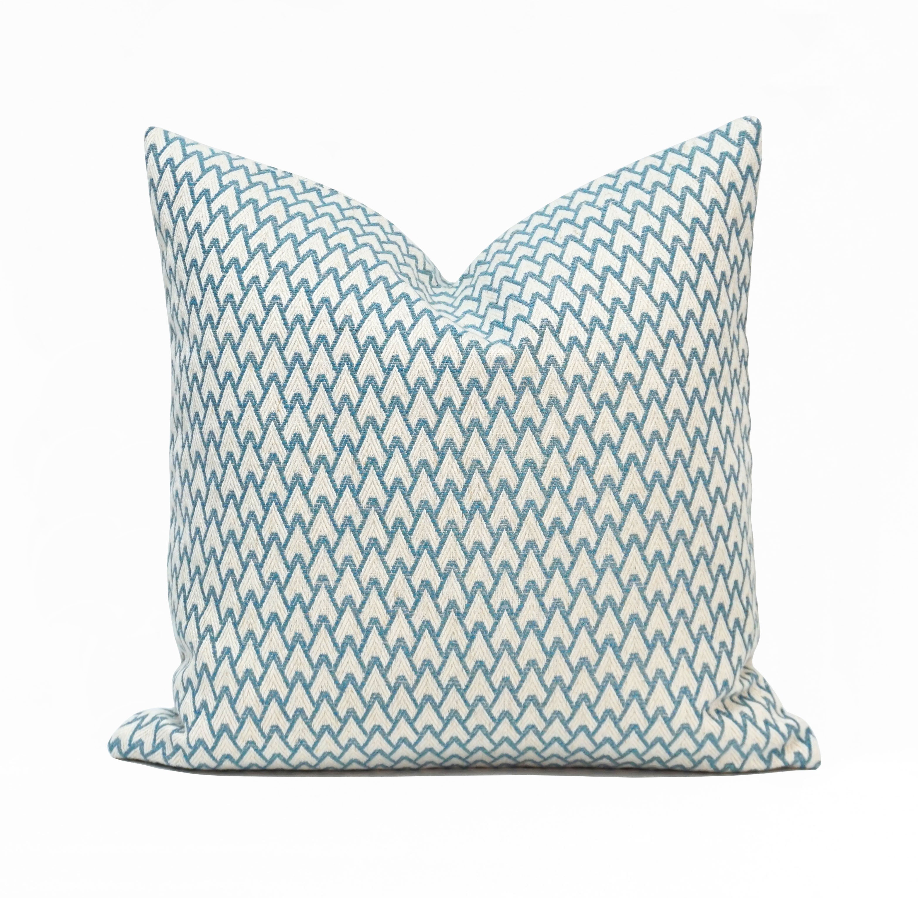 Carmel Jacquard Throw Pillow Cover | 18" x 18"