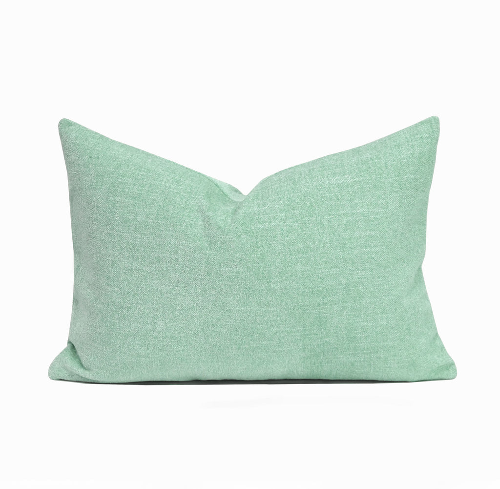 Vidara Chenille Lumbar Throw Pillow Cover | 14" x 20"