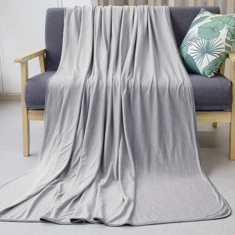 Premium Cooling Throw Blanket | Cozy and Ultra Soft Throw Blanket | Gray | 3 Sizes