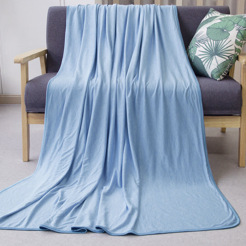 Premium Cooling Throw Blanket | Cozy and Ultra Soft Throw Blanket | Blue | 3 Sizes