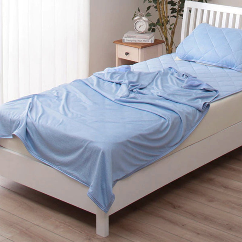 Premium Cooling Throw Blanket | Cozy and Ultra Soft Throw Blanket | Blue | 3 Sizes