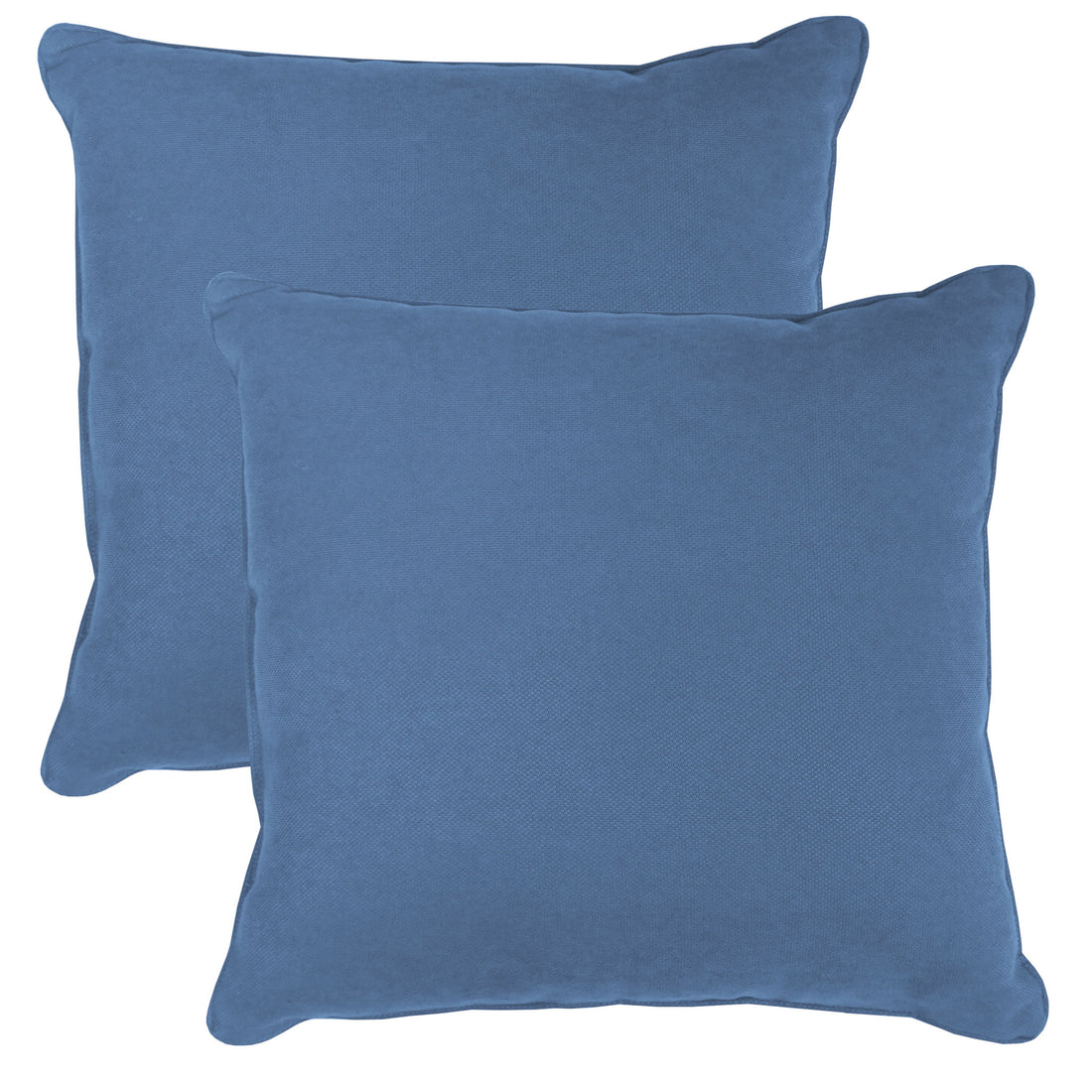 Set of 2 Marina Indoor/Outdoor Throw Pillows | Blue | 16"x16"