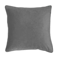 Porter Cut Velvet Throw Pillow Cover | Gray | 20" x 20"