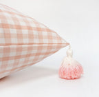 Easter Bunny Appliqué Throw Pillow Cover | Pink | 20" x 20"