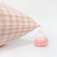 Easter Bunny Appliqué Throw Pillow Cover | Pink | 20" x 20"