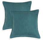 Set of 2 Basely Linen Look Throw Pillow Cover | 20" x 20"