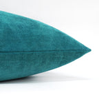 Set of 2 Belgian Velvet Throw Pillow Cover Knife Edge | 20" x 20"