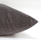 Set of 2 Belgian Velvet Throw Pillow Cover Knife Edge | 20" x 20"