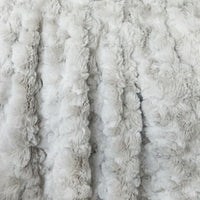 Morgan Faux Fur Throw Blanket | Taupe | 50" x 60"