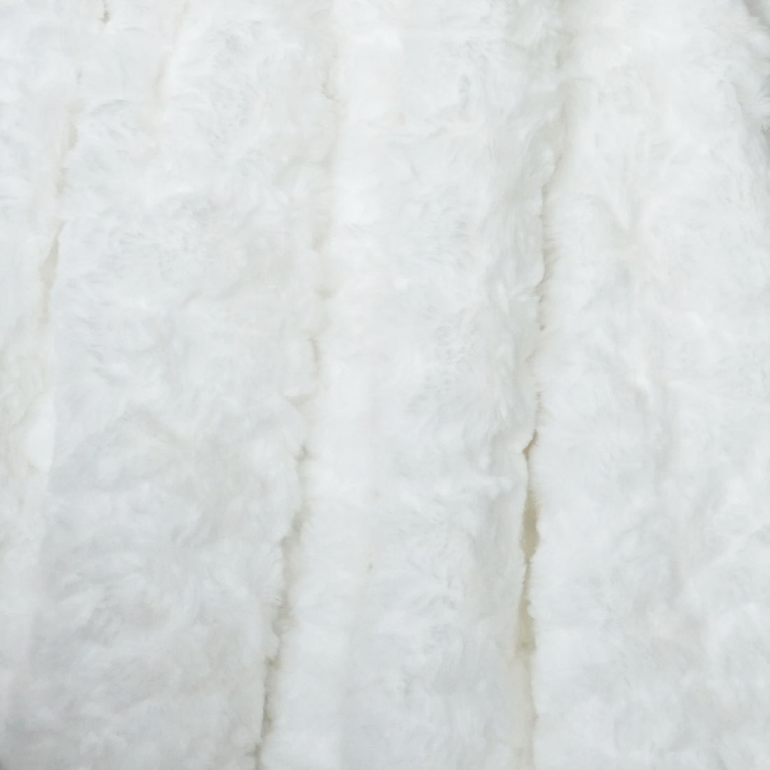 Morgan Faux Fur Throw Blanket | White | 50" x 60"
