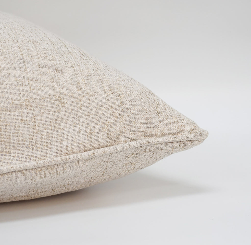 Set of 2 Ruby Linen Blend Throw Pillow | 20" x 20"