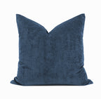 Set of 2 Belgian Velvet Throw Pillow Cover Knife Edge | 20" x 20"