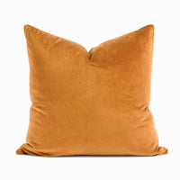 Euro Velvet Throw Pillow Cover | 24" x 24"